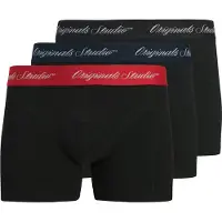 Jack & Jones Bokserishortsit 'JACNORREBRO' tummansininen / punainen / musta