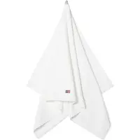 Lexington Home Velour Jacquard Logo Towel White - White - 100X150