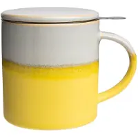 Tranquillo - Industrial Teekuppi sihdillä ja kannella 41 cl Keltainen