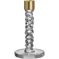 Orrefors - Carat Kynttilänjalka 18,3 cm Kulta