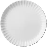 Georg Jensen - Bernadotte coupe Lautanen 22,5 cm Valkoinen
