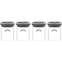 Kilner FRESH maustepurkit Kirkas harmaa, 4-pack, 160 ml
