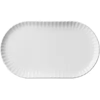 Georg Jensen - Bernadotte coupe Tarjoiluastia 38x23 cm Valkoinen
