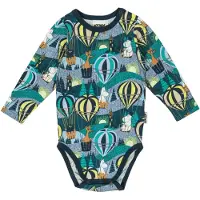Muumi Flygtur Body Blå 80 - Multi/patterned - 62