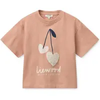 Liewood Tyler Placement T-paita, Sweetshearts/Pale Tuscany, 110-116