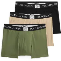 Ralph Lauren Bokserishortsit beige / oliivi / musta / valkoinen