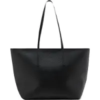 Mango Shopper Bag With Double Handle - Black - ONE SIZE