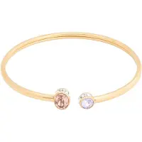 Swarovski Rannekoru kulta / laventeli / roosa / läpinäkyvä