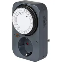 Brennenstuhl 24 h Timer MZ 20, Musta, 160 g, 172 mm, 77 mm, 80 mm (1506450)