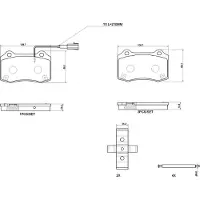 Brembo Jarrupalasarja (4kpl), levyjarru P 48 006