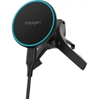 Spigen EV15MAQ Essential MagSafe/Qi2 autoteline langaton lataus 15W - Musta