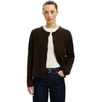 Selected Slwlulu New Ls Knit Cardigan Noos - Brown - XXL