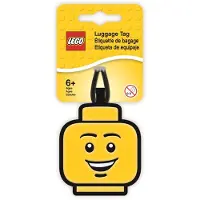 LEGO Ikonisk, Bagagemærke, Dreng Ansigt - Yellow - ONE SIZE