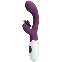 Pretty Love Rabbit-vibraattori - Butterfly Kiss, purppura - Pretty Love