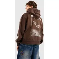 A.Lab Wanted Boxy Vetoketjullinen huppari brown Koko L