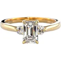 Festive Megan Emerald 0.74 ct timanttisormus 14-745-074-KK-LABGVS1