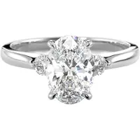 Festive Megan Oval 1.14 ct timanttisormus 18-753-114-VK-HSI1