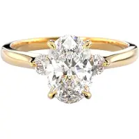 Festive Megan Oval 1.14 ct timanttisormus 18-753-114-KK-HSI1