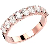 Festive Auréa Band 0.90 ct timanttisormus 14-769-090-PK-LABGVS1