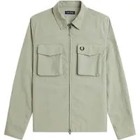 Fred perry Ripstop Pocket Overshirt - Khaki green - XXL