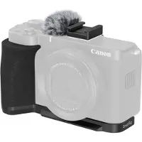 SmallRig 5808 L-Shaped Mount Plate with Handle for Canon PowerShot V1 (Black)