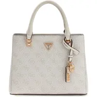 GUESS Olkalaukku 'Noelle' beige / valkoinen