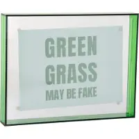 Present Time Photo Frame Gayo Large Acrylic - Green - H22CM