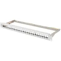 Lanberg PPKS-0924-S, Näppäimistöpaneeli, Galvanoitu teräs, Harmaa, 1 kpl, 700 g