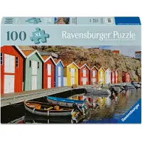 Ravensburger - Colorful Houses in Sweden 100p Ad (12001730)