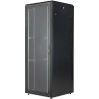 Digitus DN-31200-B, Itseseisova teline, 42U, 800 kg, Näppäinlukko, Säädettävät jalat, Tehostunut kaapelinhallinta