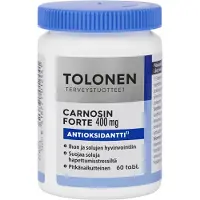 Raw Organic Tolonen Carnosin 400mg 60tabl.(PV 8/26)