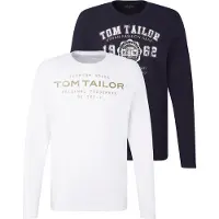Tom Tailor Paita laivastonsininen / oliivi / valkoinen
