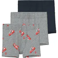 Name it Nmmtights 3P Grey Firetruck Noos - Grey - 116