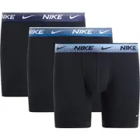 Nike Underwear Cotton Stretch Boxer Brief 3Pk - Black - XL