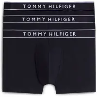Tommy Hilfiger Underwear Bokserishortsit vaaleanharmaa / musta