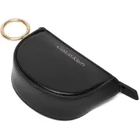 Calvin Klein Ck Embossed Mini Pouch Bag Charm - Black - ONE SIZE