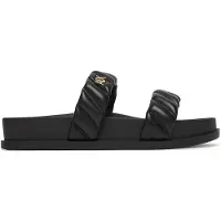 Armani Exchange for woman. XW002574AF22799UC001 Sandals Black design (40), Flat, None, Casual