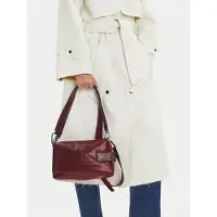 Hispanitas for woman. BI254151 Grained burgundy bag (OSFA), Casual, Polyurethane