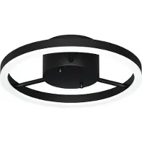 Grönlund Wheels LED plafondi 40cm 25W 3000K musta