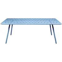 Fermob Luxembourg ruokapöytä 100x207 cm Maya Blue
