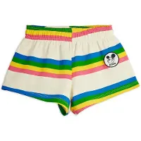 Mini Rodini Ritzratz Stripe Hikiset Shortsit Multi Multi 80/86 cm Kermanvärinen 80/86 cm Pojat, Tytöt