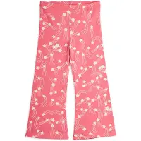 Mini Rodini Starfall Leveät Housut Pink Pink 104/110 cm Vaaleanpunainen 104/110 cm Tytöt
