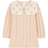 Louise Misha Sangani Neulottu Mekko Blush 4 Y Vaaleanpunainen 4 vuotta Tytöt