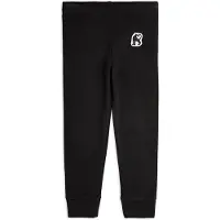 Mini Rodini Microfleece-housut Black Black-104/110 cm Musta 104/110 cm Pojat, Tytöt