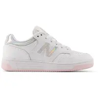 New Balance 480 Kids Lace Sneakers White White 31 EU 31 EU Tytöt