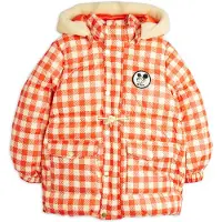 Mini Rodini Ritzratz Patch Gingham Puffer-takki Red Red 92/98 cm Punainen 92/98 cm Tytöt