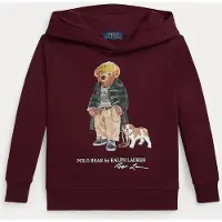 Ralph Lauren Polo Bear Fleece Huppari Bear Classic Wine Bear Classic Wine 88-93cm Punainen 88-93 cm Pojat