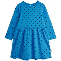 Mini Rodini Polka Pitkähihainen Mekko Blue Blue 80/86 cm Sininen 80/86 cm Tytöt