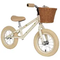 Konges Sløjd Aiko 12" Potkuttelupyörä Sitruunakuviolla Beige 3-6 Y Pojat, Tytöt