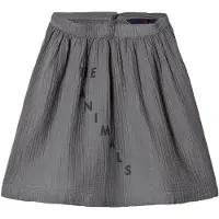 The Animal Observatory Sow Skirt Grey Red The Animals 6 Y 6 vuotta Tytöt